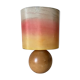 Lampe boule en bois