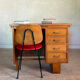 Vintage oak half-minister desk