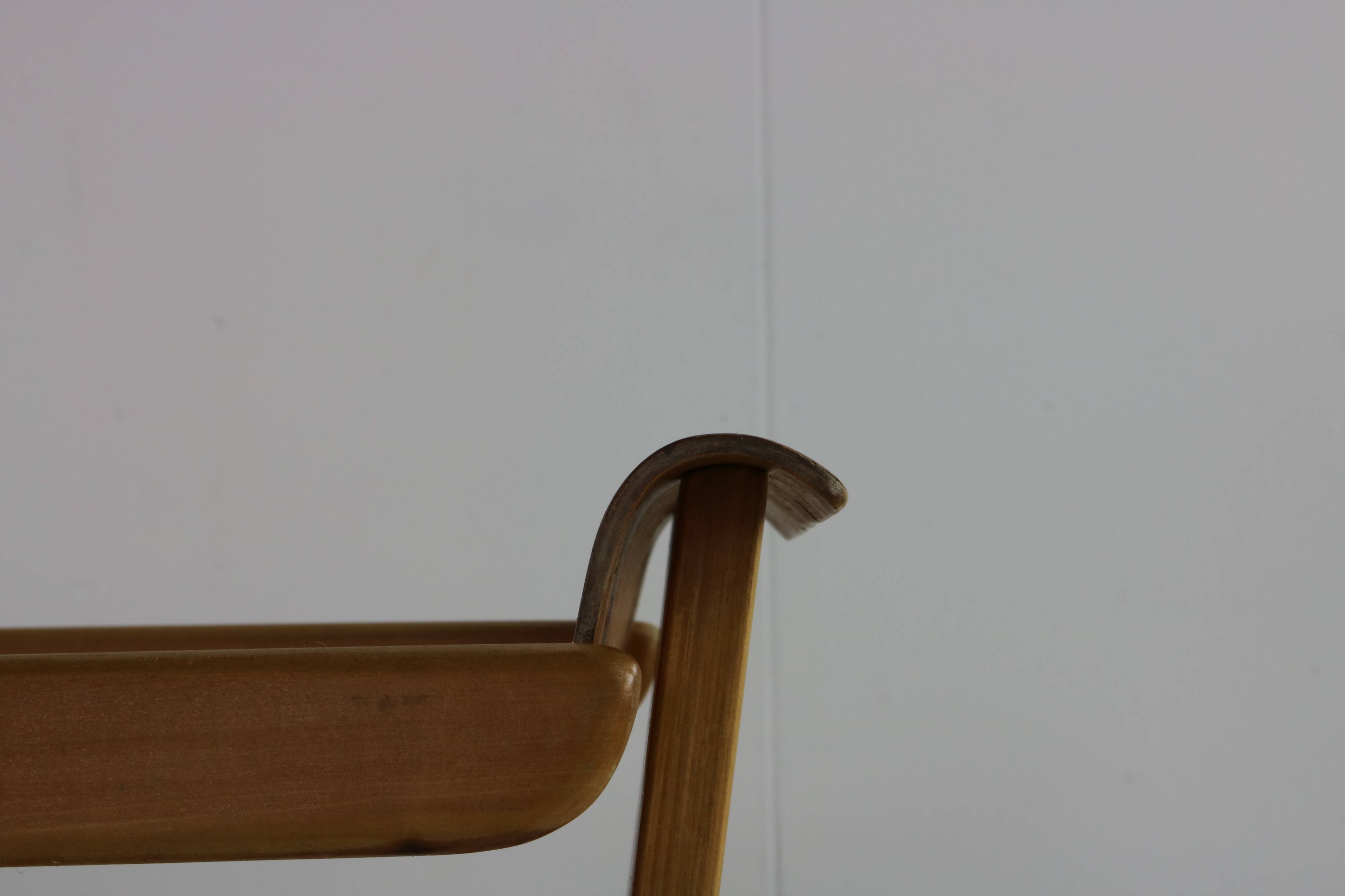 Fifties design plywood serving trolley by Cees Braakman for Pastoe
