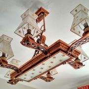 Lustre rectangulaire 8 feux
