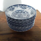 English faeble dessert service