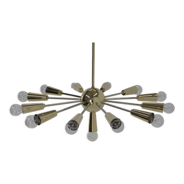 Space Age Sputnik Chandelier in Perfect Condition, Czechoslovakia, 1960s