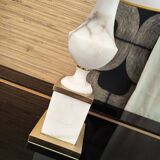 Marble and brass lamp