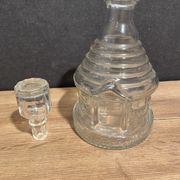 Glass bottle marked sisto liquor antica specialita del trulli