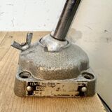 Grey Industrial Workshop Gooseneck Table Lamp, 1960s