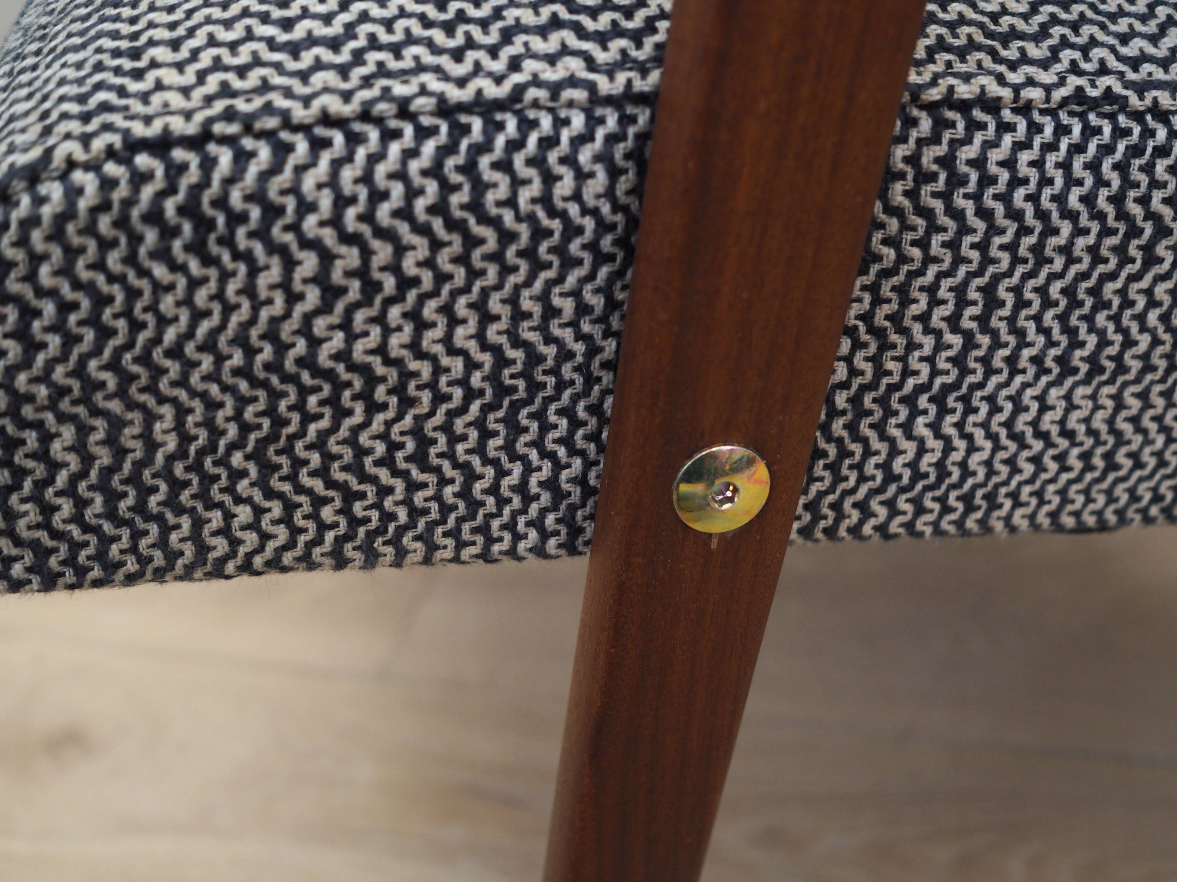 Mahogany armchair, Danish design, 1960s, production: Denmark