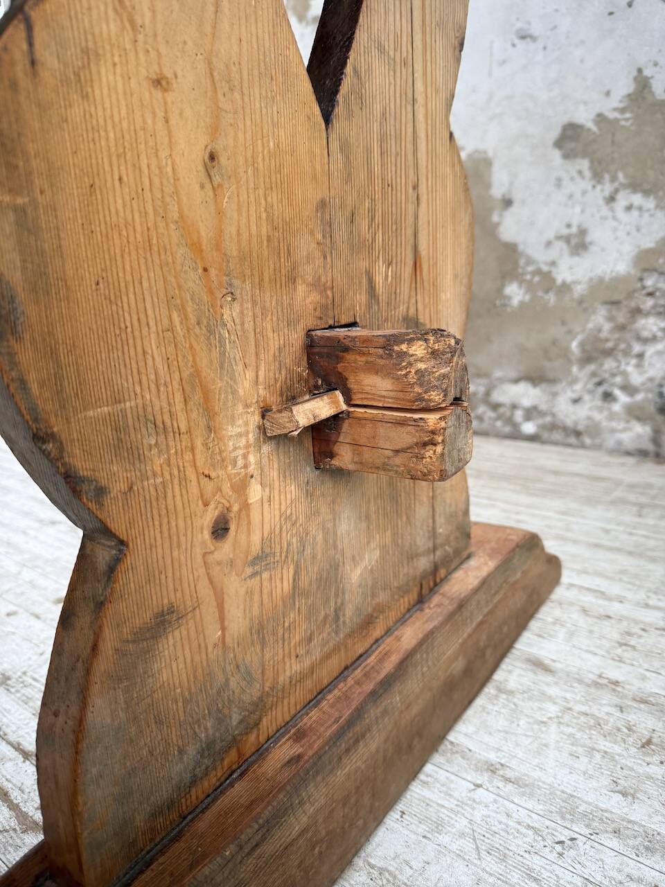 Monastery-style farmhouse table, pine, 210cm