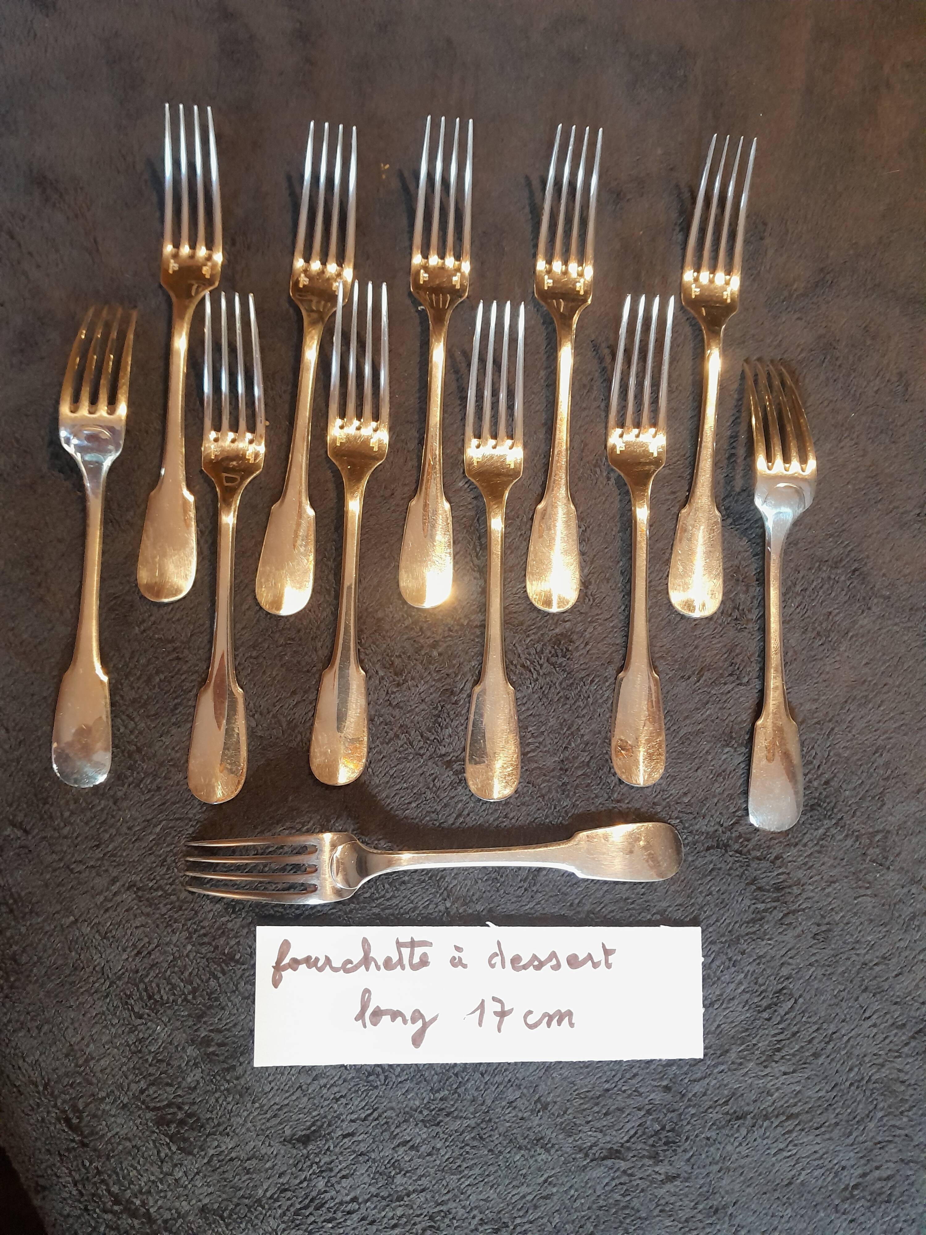 household set 172 pieces Christofle model Cluny