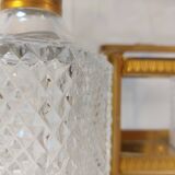 Whiskey cellar called "Tantalus" - Servant of 2 cut crystal carafes