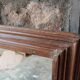 Ancient Burmese teak mirror