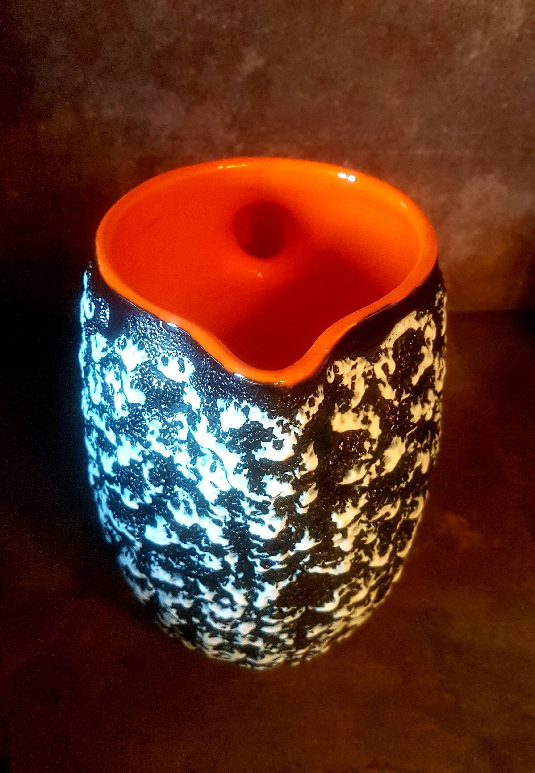 Vintage ceramic pitcher decanter from the 50s 60s