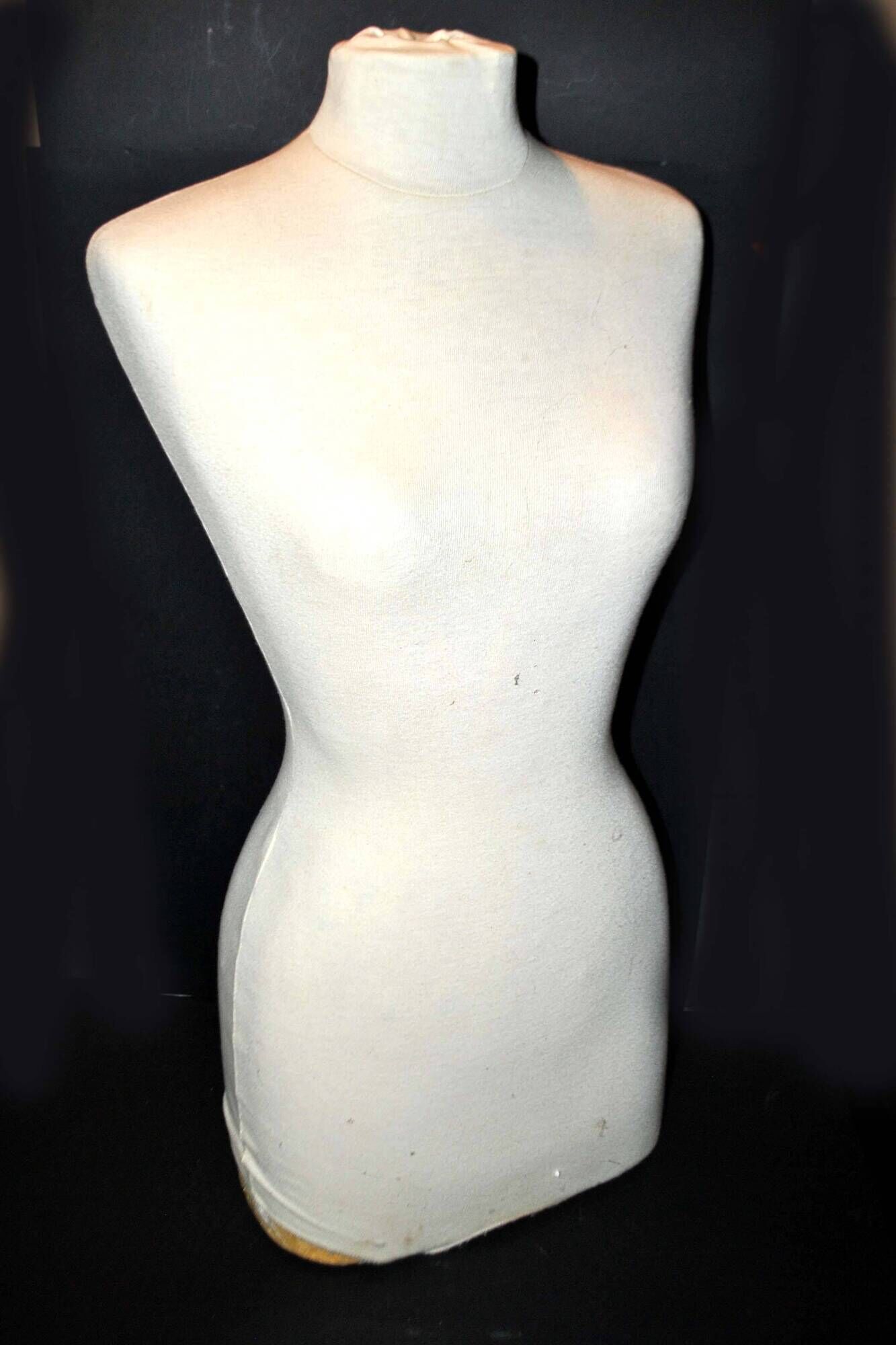 Vintage sewing bust - foam female fashion mannequin 1980
