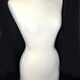 Vintage sewing bust - foam female fashion mannequin 1980