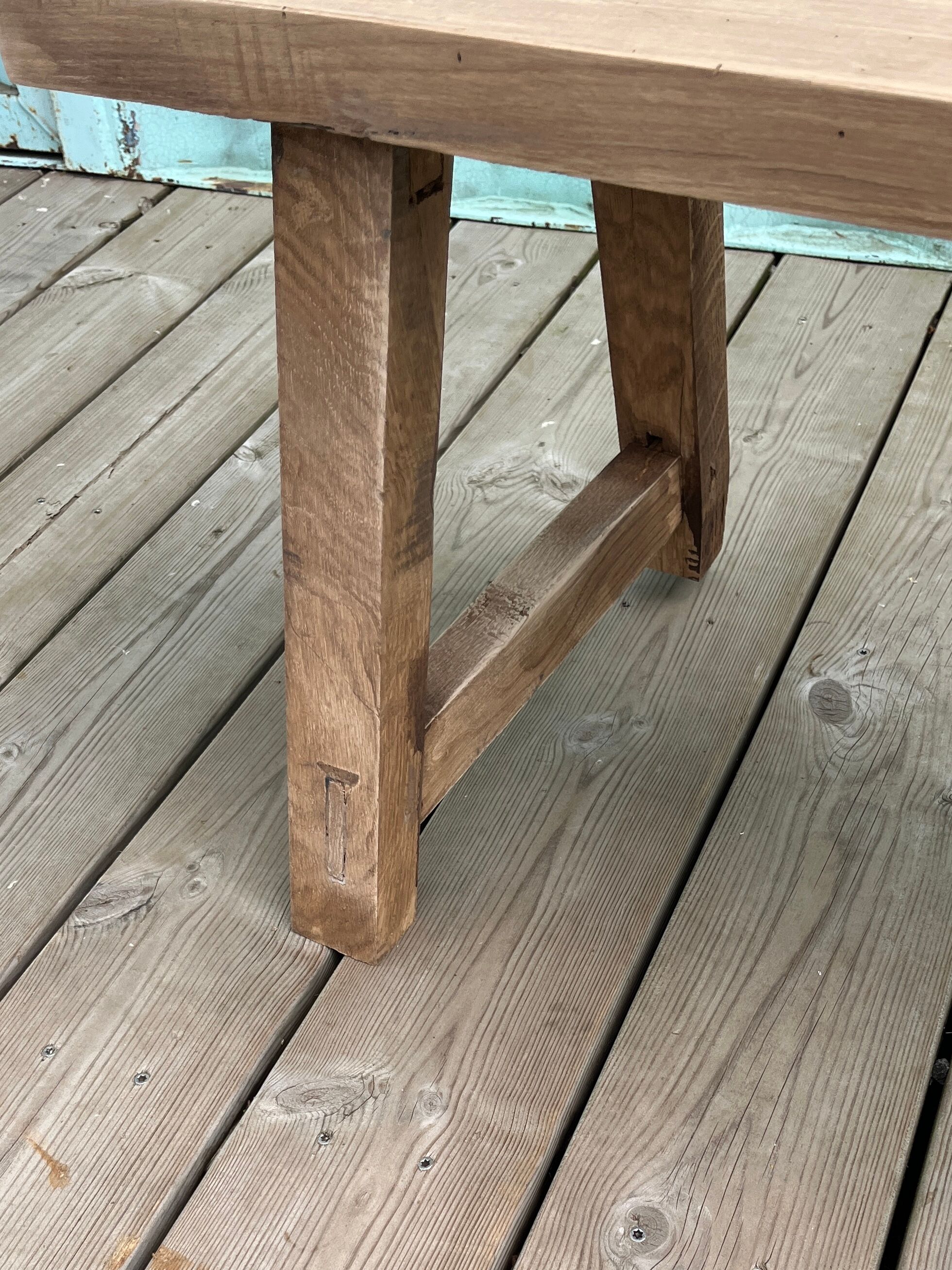 Oak bench