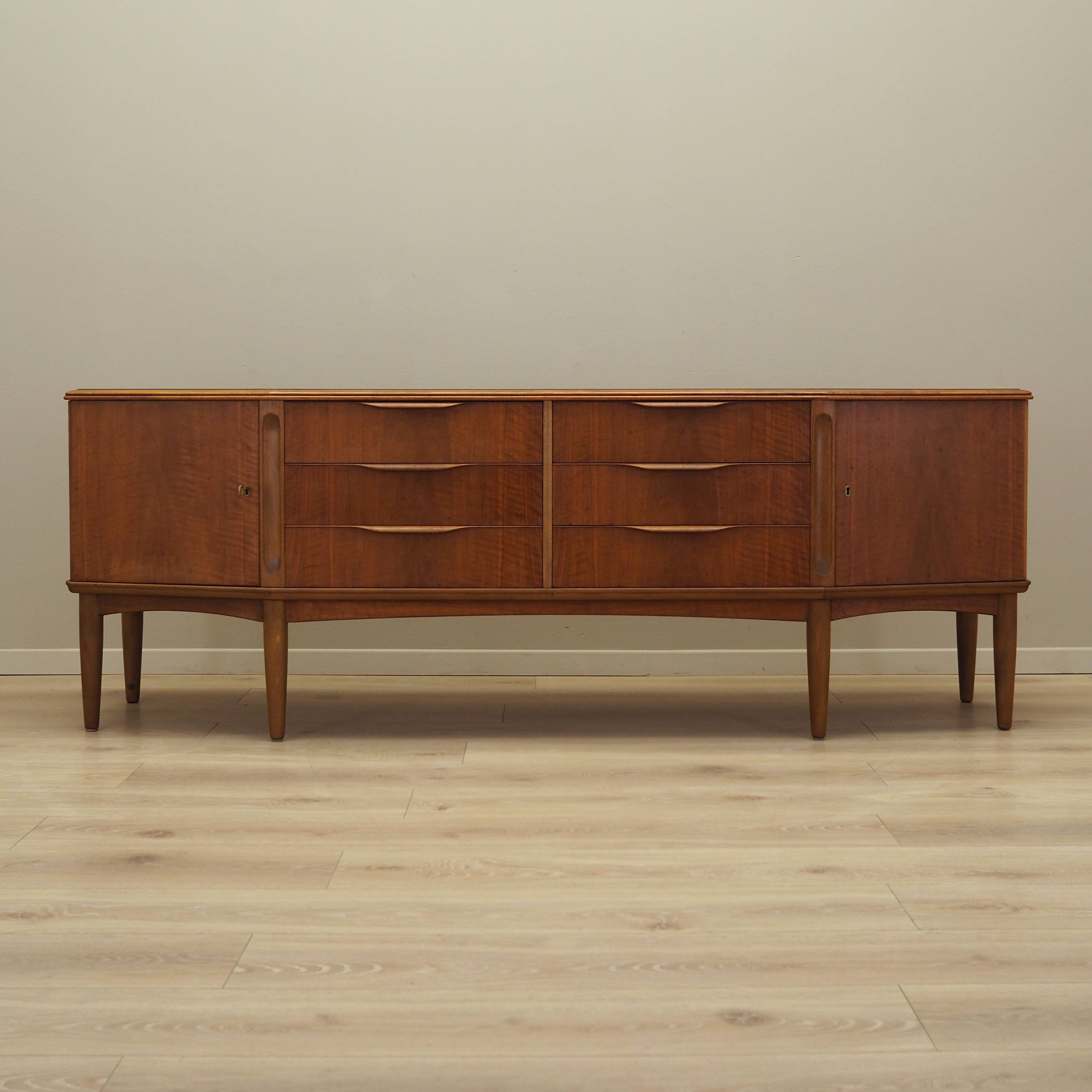 Walnut sideboard, Danish design, 1960s, production: Denmark