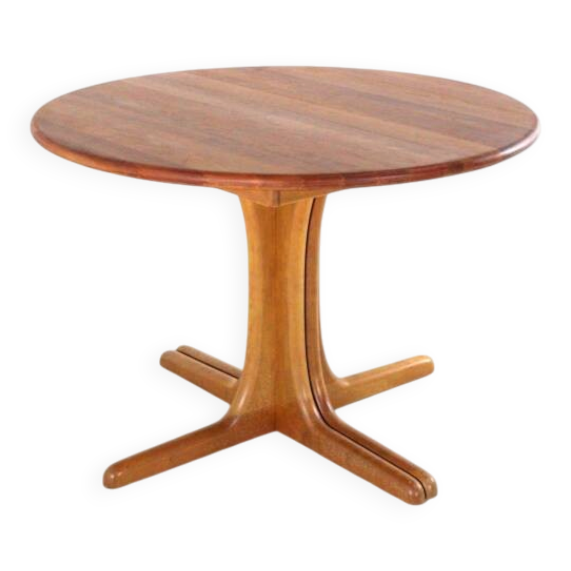 Round 2x Extendable Dining Table "Tjórn" - danish design in teak