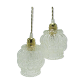 Paire de suspensions vintage