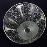 Antique Baccarat Etched Baroque & Mascaron Large Vase