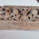 Antique fragment of a 19th century Sicilian carved wooden cart