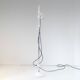 Mid Century Modern White Metal Floor Lamp by Elio Martinelli, 1970s