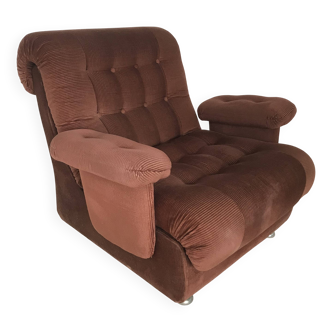 Vintage corduroy armchair 1970s