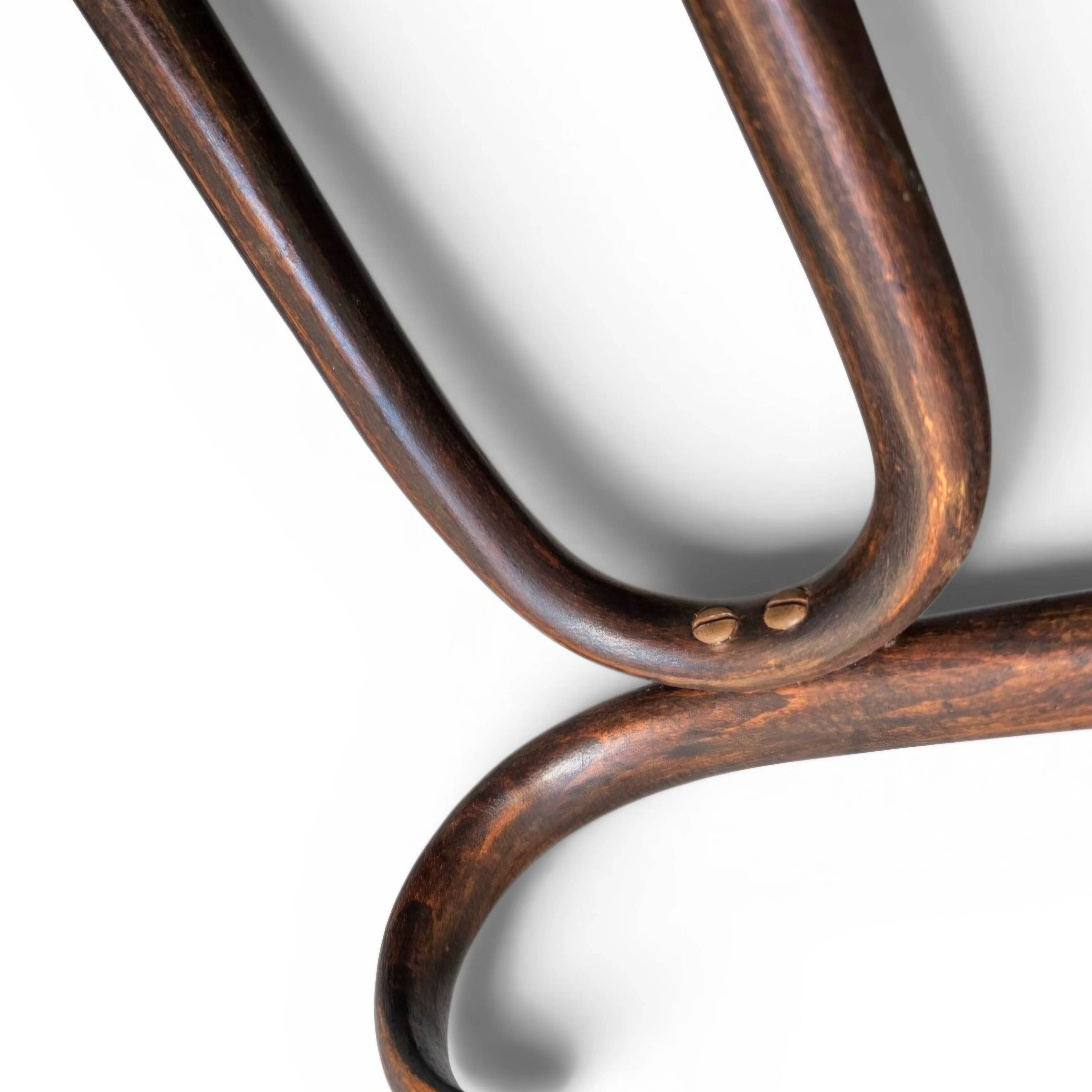 Bentwood & Cane Model 7001 Footrest by Michael Thonet for Thonet / 1930s
