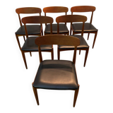 Samcom Scandinavian Teak Chair Set