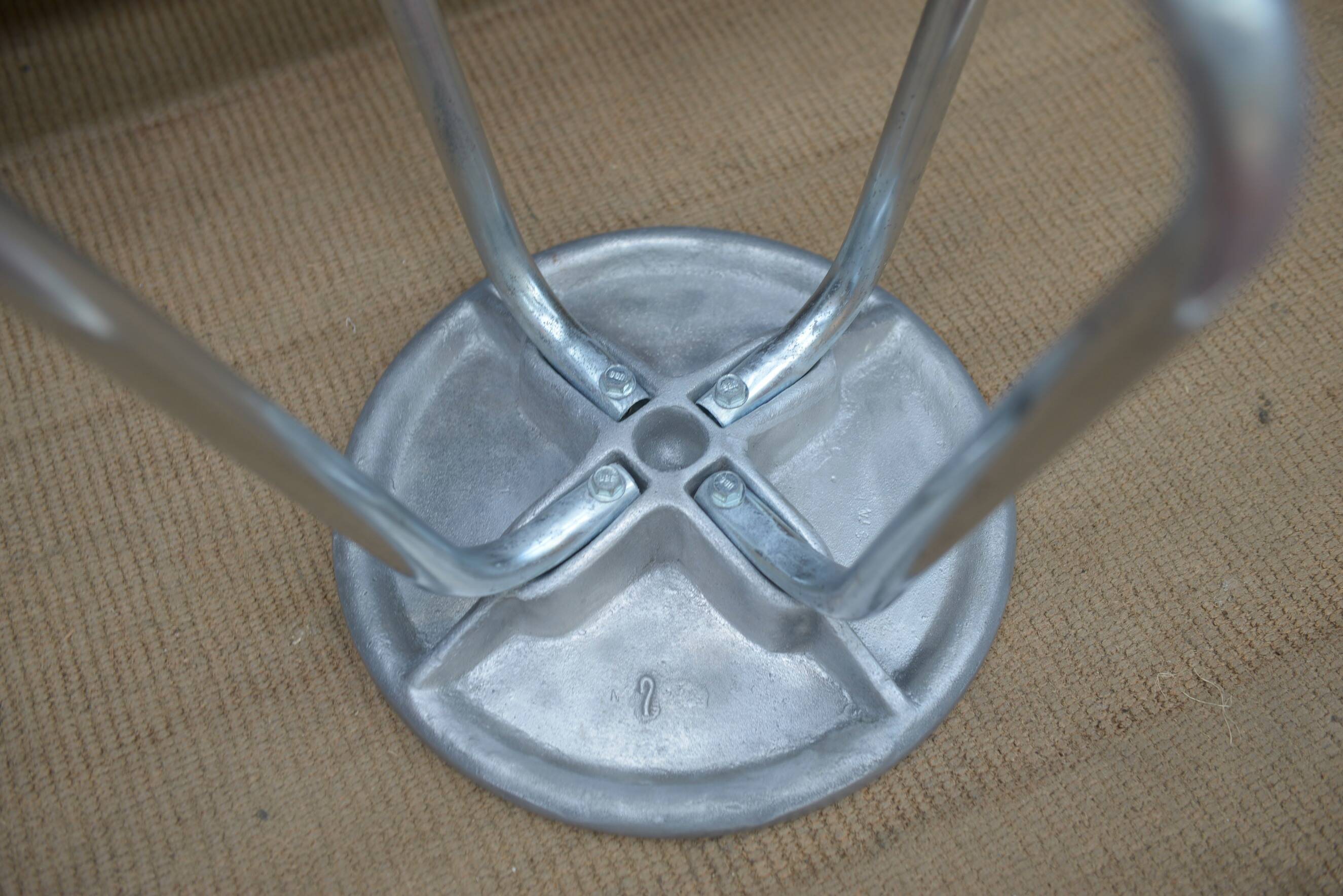 Tabouret métal 1960