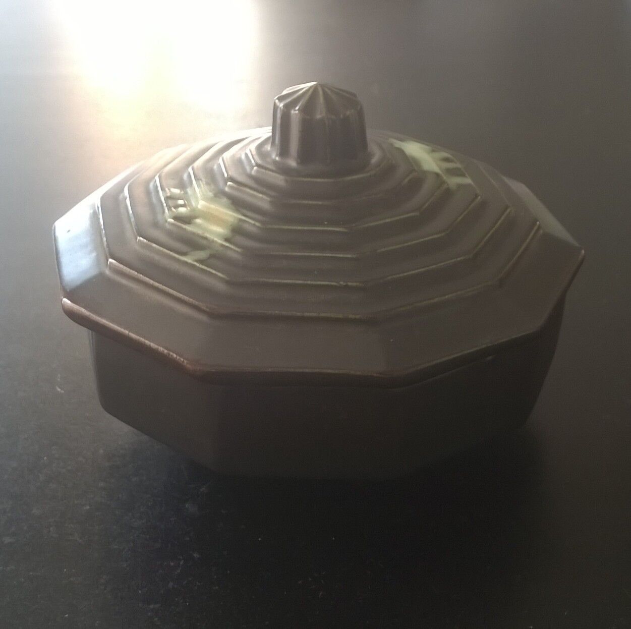 Vintage Porcelain Decagonal Box