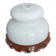 Abat jour opaline avec dorure