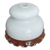 Abat jour opaline avec dorure