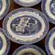 Service à café en faïence anglaise 'Willow' Barratts of Staffordshire 1970