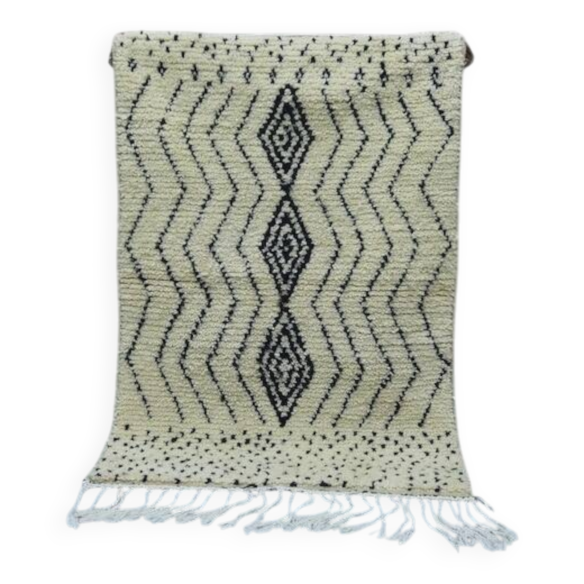 Handcrafted Moroccan rug decorated 250cm x 150cm