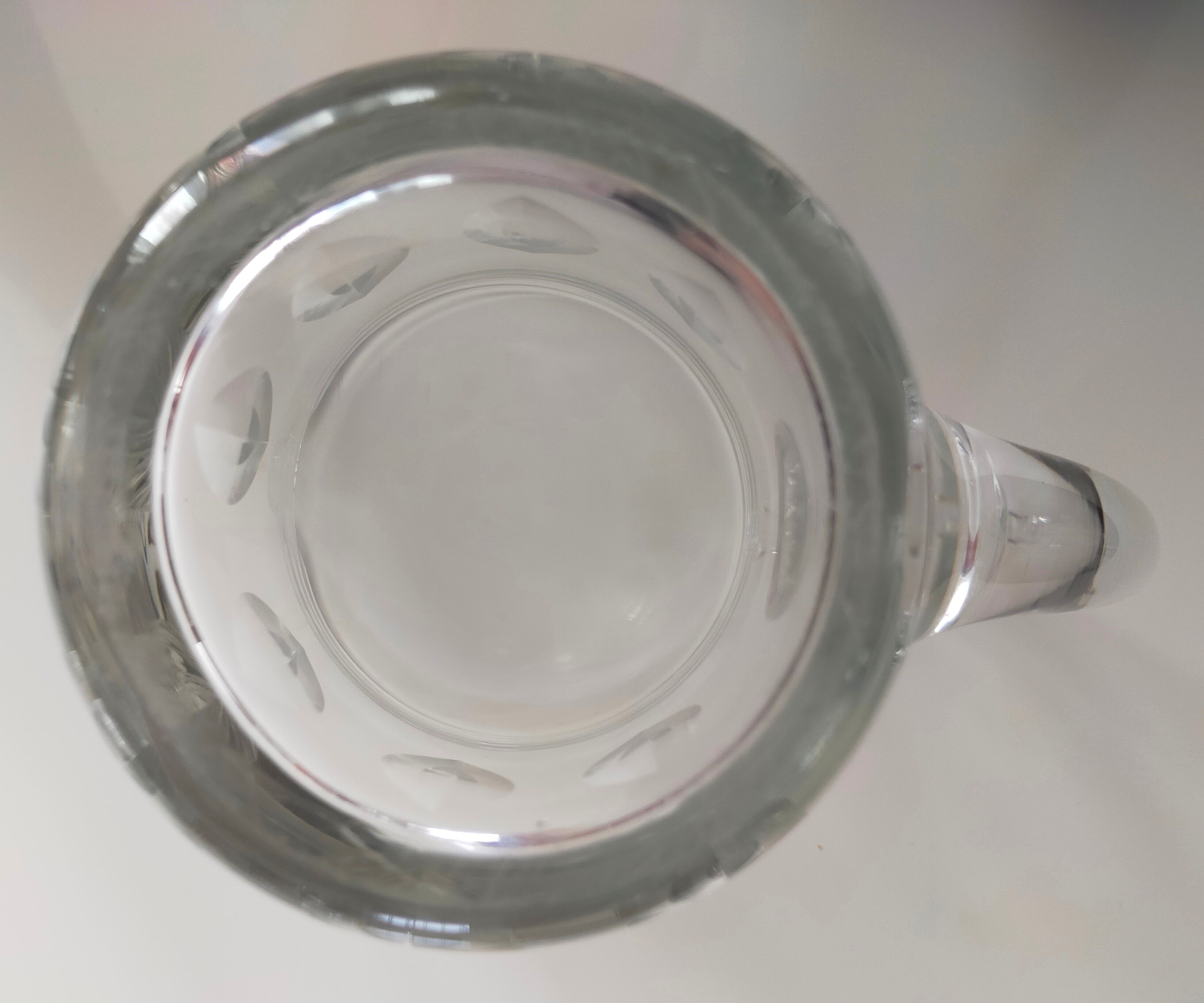 Saint Louis crystal pitcher, France