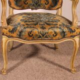 carved armchair with a Louis XV style - 19th century