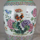 Ancient Chinese vase Rose family early 20th century