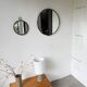 Round metal mirror 1970