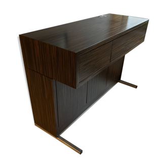 Bureau design pièce unique ébène Macassar