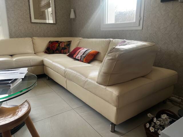 Corner sofa friends Roche Bobois in leather