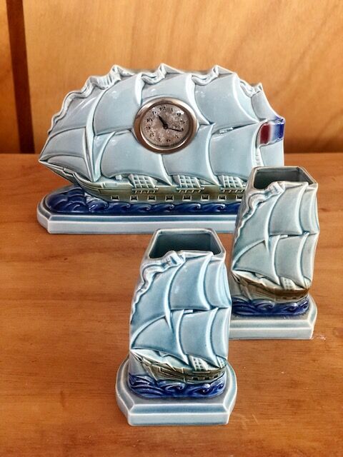 Sailing vases / old fireplace decoration