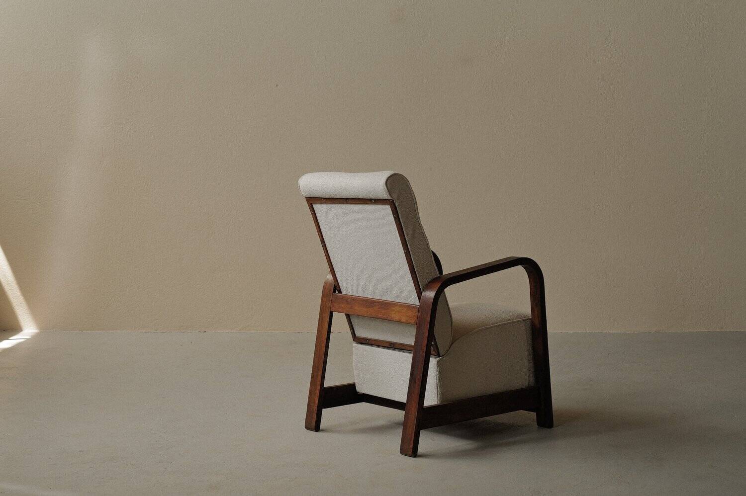 Fauteuil Art-Déco, palissandre, 1930
