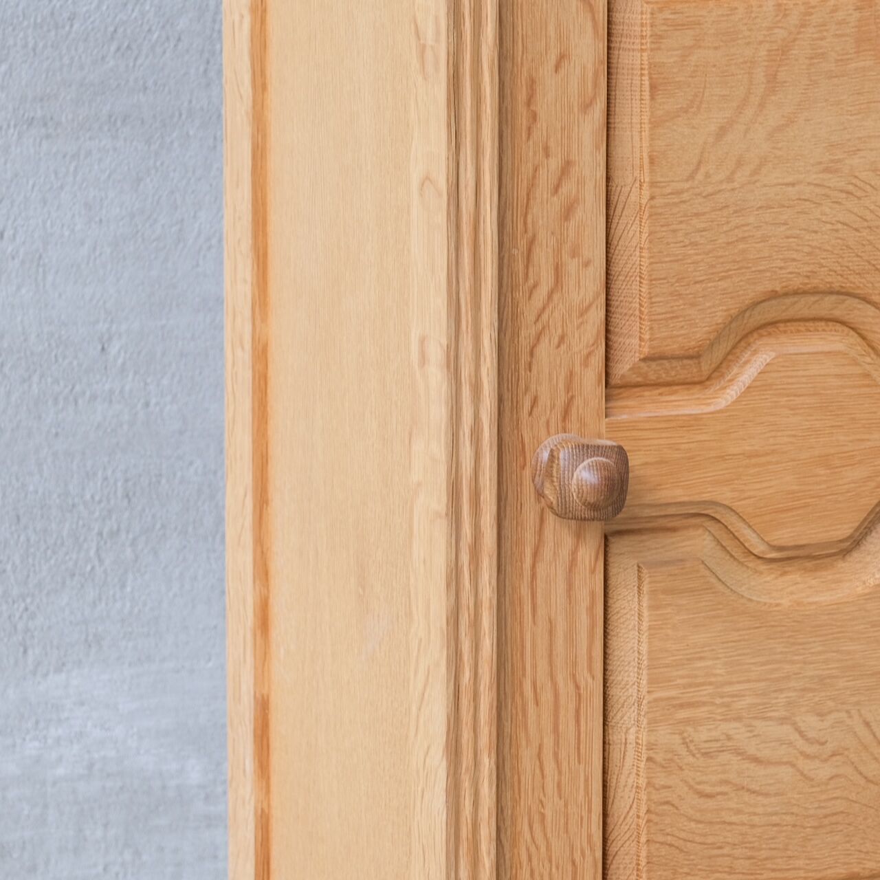 Oak sideboard by Guillerme and Chambron