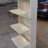 Vintage shoe column cabinet