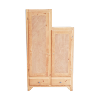 Vintage asymmetrical cabinet