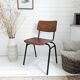 Chaise vintage Pagholz Ahrend Cirkel années 60 assise chêne piètement métal