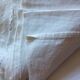 Old country sheet in large linen canvas