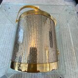 Vintage Hollywood Regency Gold Ice Bucket