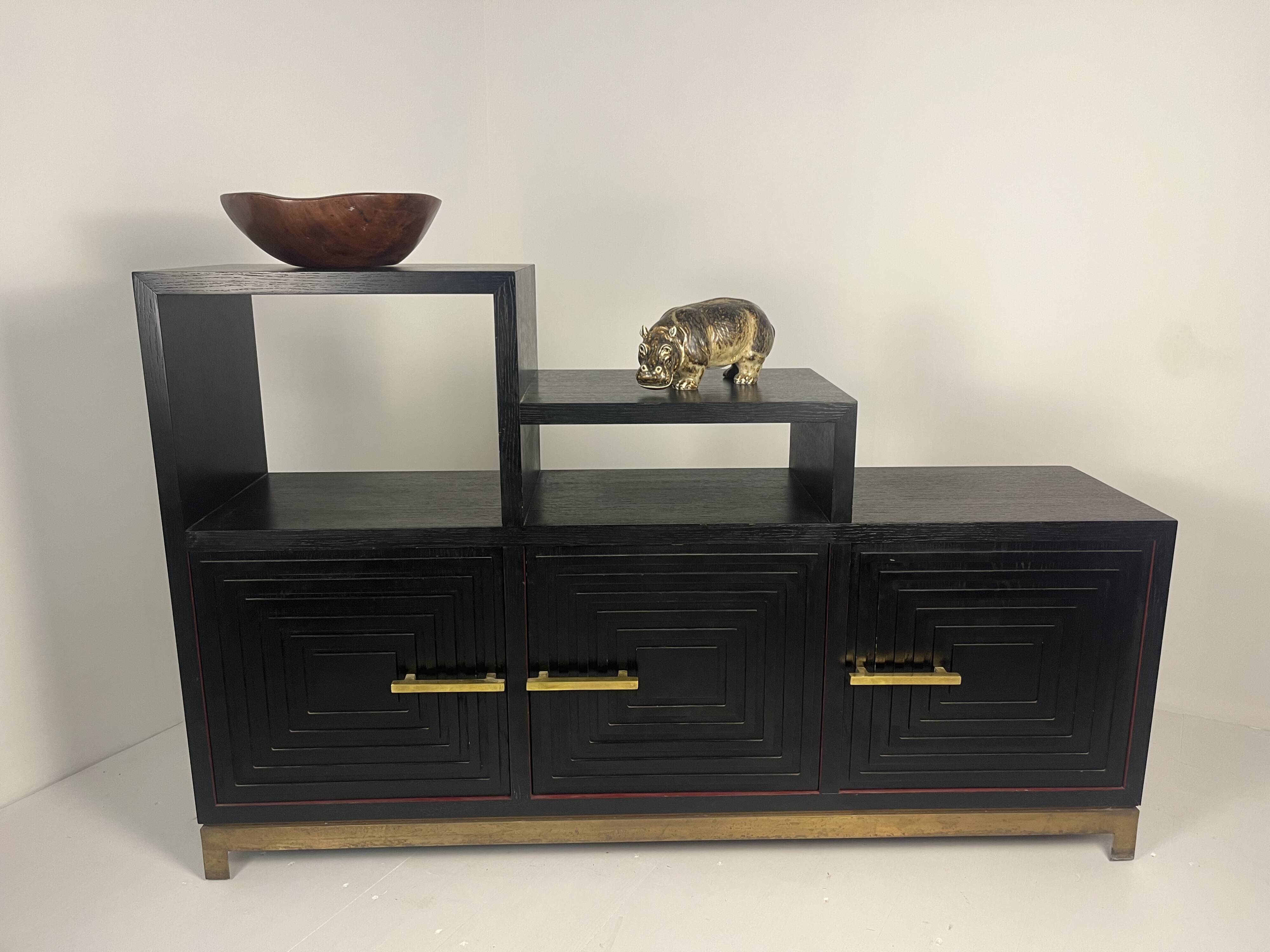 Meuble buffet asymétrique des années 1990