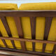 Vintage teak reupholstered Scandinavian canapé