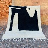 Handmade pure wool Moroccan rug 3x2 m